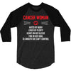 Cancer Woman 3/4 Sleeve Shirt