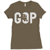 political Ladies Fitted T-Shirt