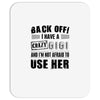 Back Off Crazy Gigi Afraid To Use Her Mousepad