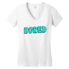 bored Women's V-Neck T-Shirt