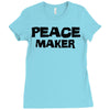 peace maker Ladies Fitted T-Shirt