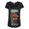delicious aqua teens Maternity Scoop Neck T-shirt