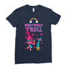 birthday troll Ladies Fitted T-Shirt