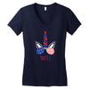 4th of July Women's V-Neck T-Shirt