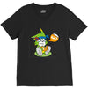 rufu  the green wolf V-Neck Tee