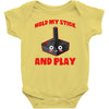 gaming hold and play Baby Bodysuit