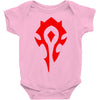 world of warcraft mists of pandaria horde Baby Onesie