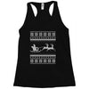 ugly santa claus Racerback Tank