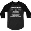 Capricorn Woman 3/4 Sleeve Shirt
