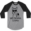 no drama llama 3/4 Sleeve Shirt