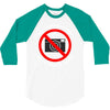 no photos please 3/4 Sleeve Shirt