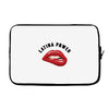 latina power bite Laptop sleeve