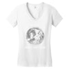 halloween my labrador rides shotgun Women's V-Neck T-Shirt