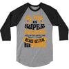 My Wife Is Super Awesome Her Husband 3/4 Sleeve Shirt