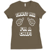 trust me chef Ladies Fitted T-Shirt