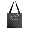 rude hands, ideal gift or birthday present. Tote Bags