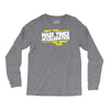 may the mass times force acceleration be with you funny Long Sleeve Shirts