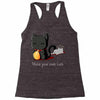 make your own luck Racerback Tank