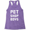 pet shop boy new Racerback Tank