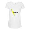 ON LIGHT UP Maternity Scoop Neck T-shirt