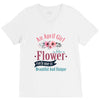 An April Girl Like AFlowers V-Neck Tee