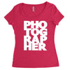 gift for photographer Women's Triblend Scoop T-shirt