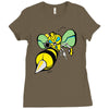 bumble bee Ladies Fitted T-Shirt