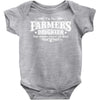 farmer's daughter funny Baby Onesie