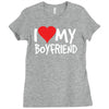 i love my boyfriend Ladies Fitted T-Shirt