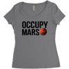 Occupy Mars Women's Triblend Scoop T-shirt