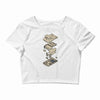 gameboy breakdown Crop Top