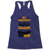 My Daughter Is Super Awesome Her Mom Racerback Tank