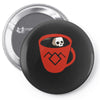 black coffee Pin-back button
