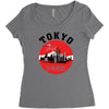 Tokyo City Women's Triblend Scoop T-shirt