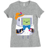 and someday i'm going to be a real boy Ladies Fitted T-Shirt