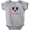 kirby gamer geek snes Baby Bodysuit