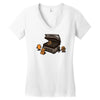 pancakes solarium Women's V-Neck T-Shirt