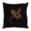 beware! Throw Pillow