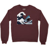 Great White Wave Shark Crewneck Sweatshirt