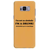 im not an alcoholic im a drunk t shirt x large funny beer pong keg par Samsung Galaxy S8 Plus