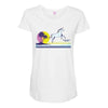 unicorn beach Maternity Scoop Neck T-shirt