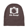 oh snap camera Baby Beanies