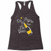 no 'pagne no gain Racerback Tank