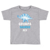 grumpa saurus rex Toddler T-shirt