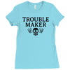 troublemaker Ladies Fitted T-Shirt