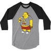 fractal comic book guy 3/4 Sleeve Shirt