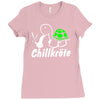 chillkrote smoke weed punk gras Ladies Fitted T-Shirt