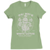 white lotus Ladies Fitted T-Shirt