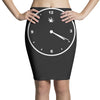 420 clock face stoner humour weed cannabis pot four twenty Pencil Skirts