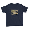 happy when duck hunting Youth Tee